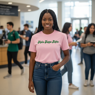 Alpha Kappa Alpha Trucker Tee