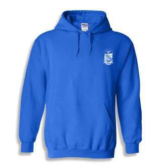  DISCOUNT-Phi Beta Sigma Crest - Shield Emblem Hooded Sweatshirt 