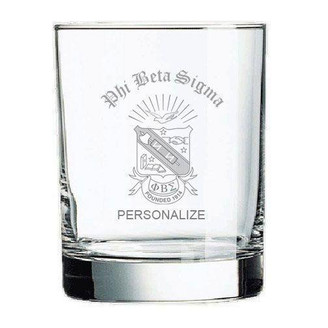 GFYN Phi Beta Sigma Old Style Glass