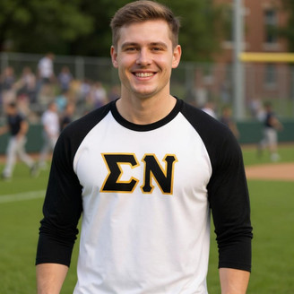 DISCOUNT- Greek Lettered Raglan