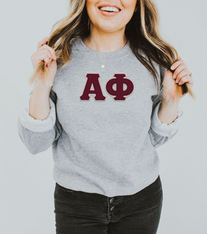 DISCOUNT - Fraternity & Sorority Greek Letter Crewneck