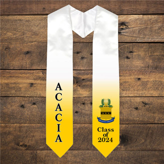 ACACIA Extra Fancy Greek Class Of 2024 Graduation Stole