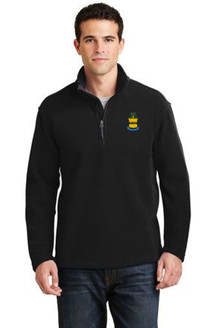 DISCOUNT-ACACIA Fraternity Crest - Shield Patch 1/4 Zip Pullover