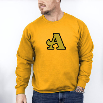  Acacia Twill Applique A Crewneck Sweatshirt 