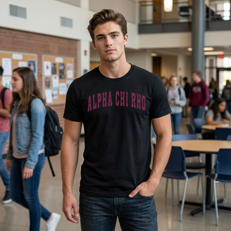 Alpha Chi Rho Letterman tee