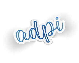 Greekgear Alpha Delta Pi Nickname Script Sticker 