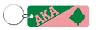  Alpha Kappa Alpha Split Symbol Keychain 