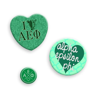  Alpha Epsilon Phi Button Set 