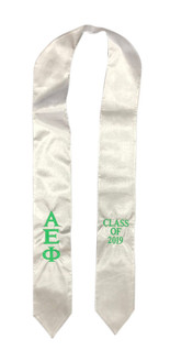 Alpha Epsilon Phi Closeout Graduation Stole