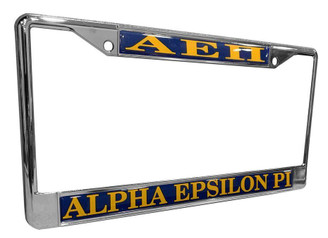 Craftique Alpha Epsilon Pi License Plate Frame 