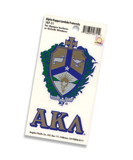  Alpha Kappa Lambda Crest - Shield Decal 