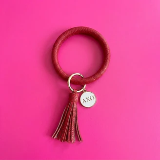 Alpha Chi Omega Bangle Keychain