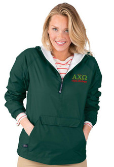  Alpha Chi Omega Classic Windbreaker Pullover 
