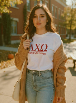 Alpha Chi Omega Comfort Colors Heavyweight T-Shirt