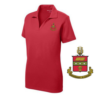 DISCOUNT-Alpha Chi Omega Emblem Polo