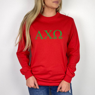 Alpha Chi Omega Lettered World Famous Greek Crewneck