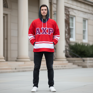 DISCOUNT-Alpha Chi Rho Breakaway Lettered Hockey Jersey