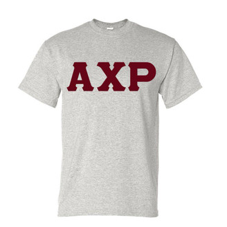  Alpha Chi Rho Discount Twill Lettered Tee 