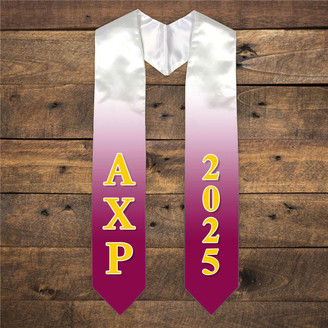  Alpha Chi Rho Extra Fancy Greek Graduation Stole W Year 