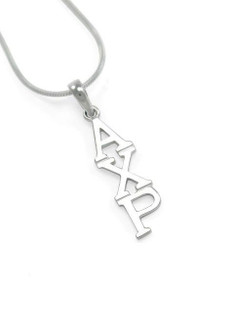 TCS Alpha Chi Rho Sterling Silver Lavaliere Pendant w/ 18" Chain 