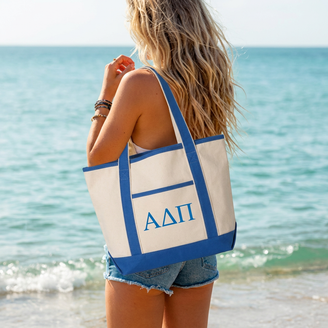 Alpha Delta Pi Sailing Tote Bag