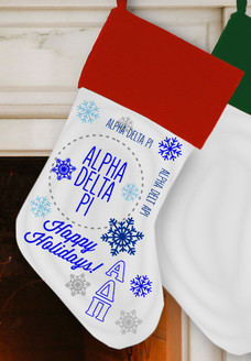 Alpha Delta Pi Christmas Stocking