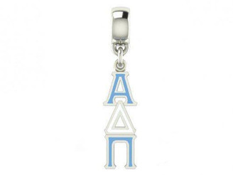  Alpha Delta Pi Color Filled Stainless Lavaliere Necklace - ON SALE! 