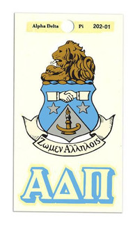  Alpha Delta Pi Crest - Shield Decals 