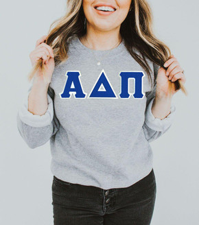 DISCOUNT Alpha Delta Pi Lettered Crewneck - Best Value 