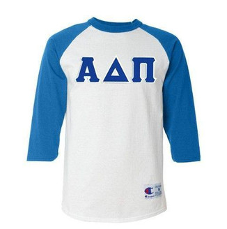  DISCOUNT-Alpha Delta Pi Lettered Raglan Shirt 