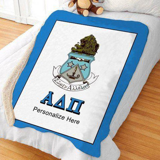  Alpha Delta Pi Sherpa Lap Blanket 
