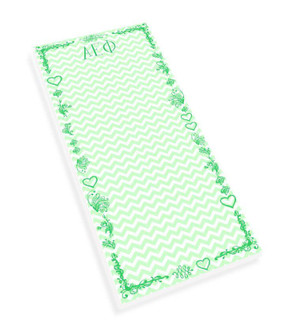  Alpha Epsilon Phi Chevron Long Notepad 