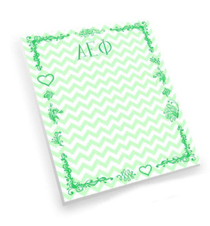  Alpha Epsilon Phi Chevron Notepad 