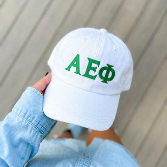 Alpha Epsilon Phi Greek Letter Hat