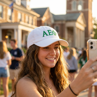 Alpha Epsilon Phi Greek Letter Hat