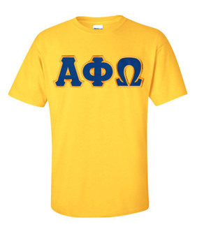 DISCOUNT Alpha Phi Omega Lettered Tee