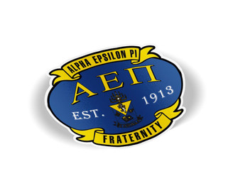 Alpha Epsilon Pi Banner Crest - Shield Decal