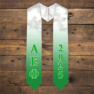  Alpha Epsilon Pi Extra Fancy Greek Graduation Stole W Year 
