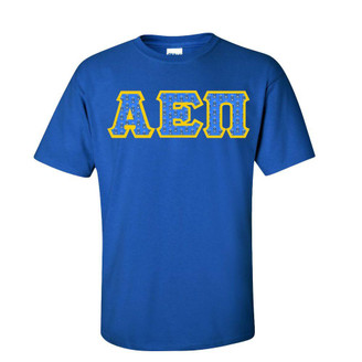  Alpha Epsilon Pi Fraternity Crest - Shield Twill Letter Tee 