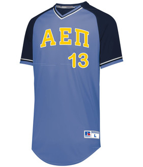 Alpha Epsilon Pi Classic V-Neck Baseball Jersey
