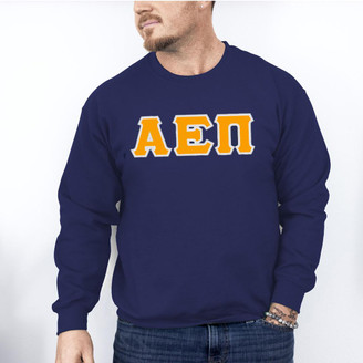  Alpha Epsilon Pi Lettered Crewneck Sweatshirt 