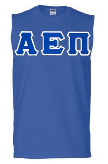 edit DISCOUNT- Alpha Epsilon Pi Lettered Sleeveless Tee 