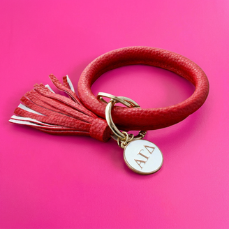 Alpha Gamma Delta Bangle Keychain