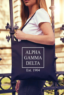  Alpha Gamma Delta Box Tote bag 