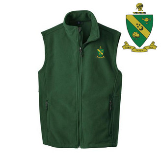  Alpha Gamma Rho Fleece Crest - Shield Vest 