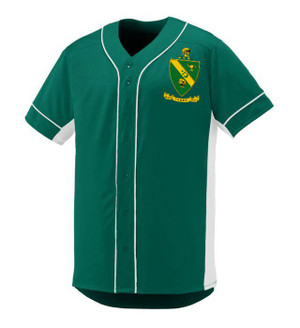  Alpha Gamma Rho Game 7 Full-Button Baseball Jersey 