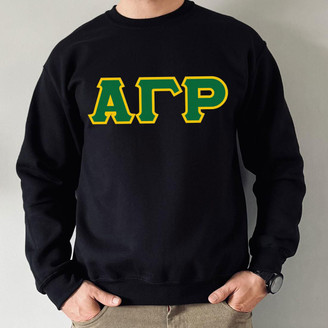  Alpha Gamma Rho Custom Twill Crewneck Sweatshirt 