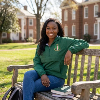 Alpha Kappa Alpha Windbreaker Pullover