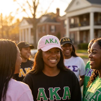 Alpha Kappa Alpha Lettered Premium Pastel Hat