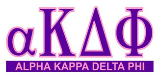 alpha Kappa Delta Phi Custom Sticker - Personalized